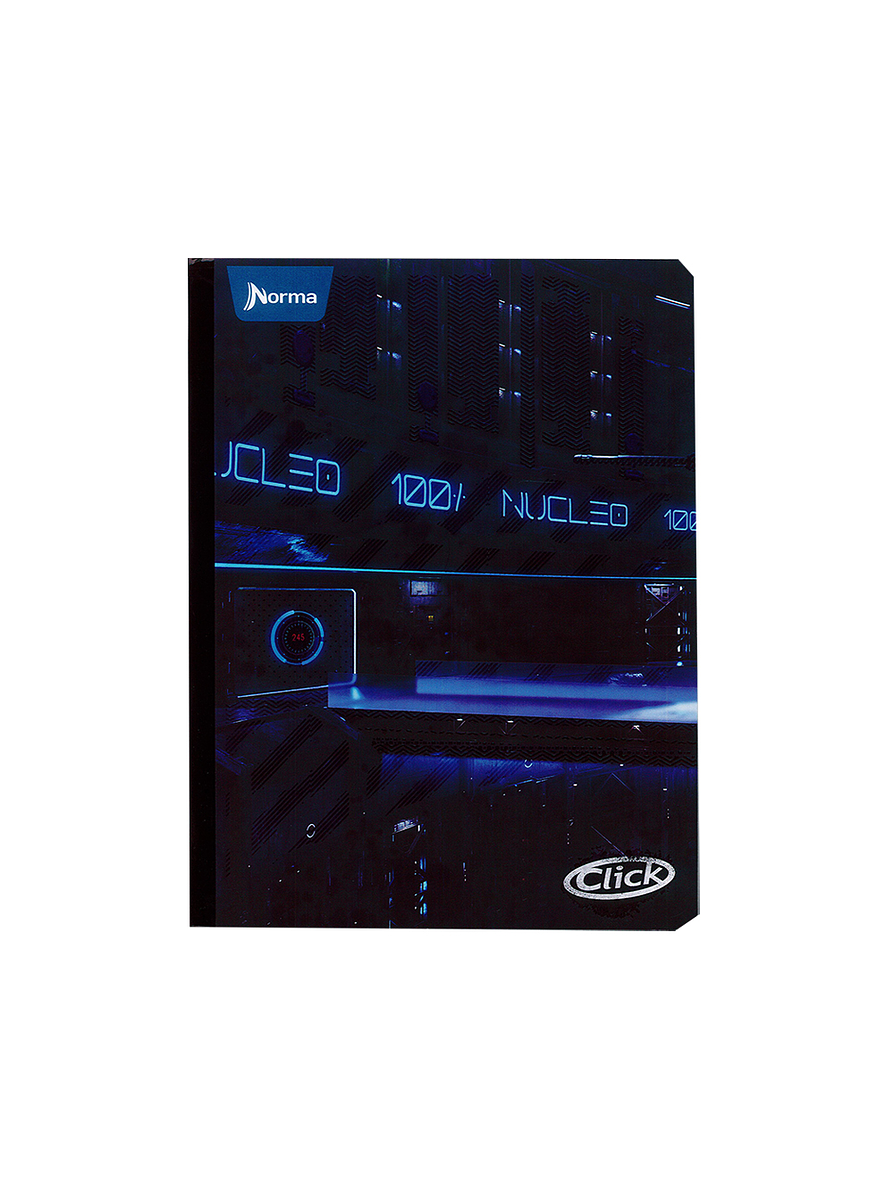 Cuaderno Cosido Deep Dark 100 Hojas Cuadros 7