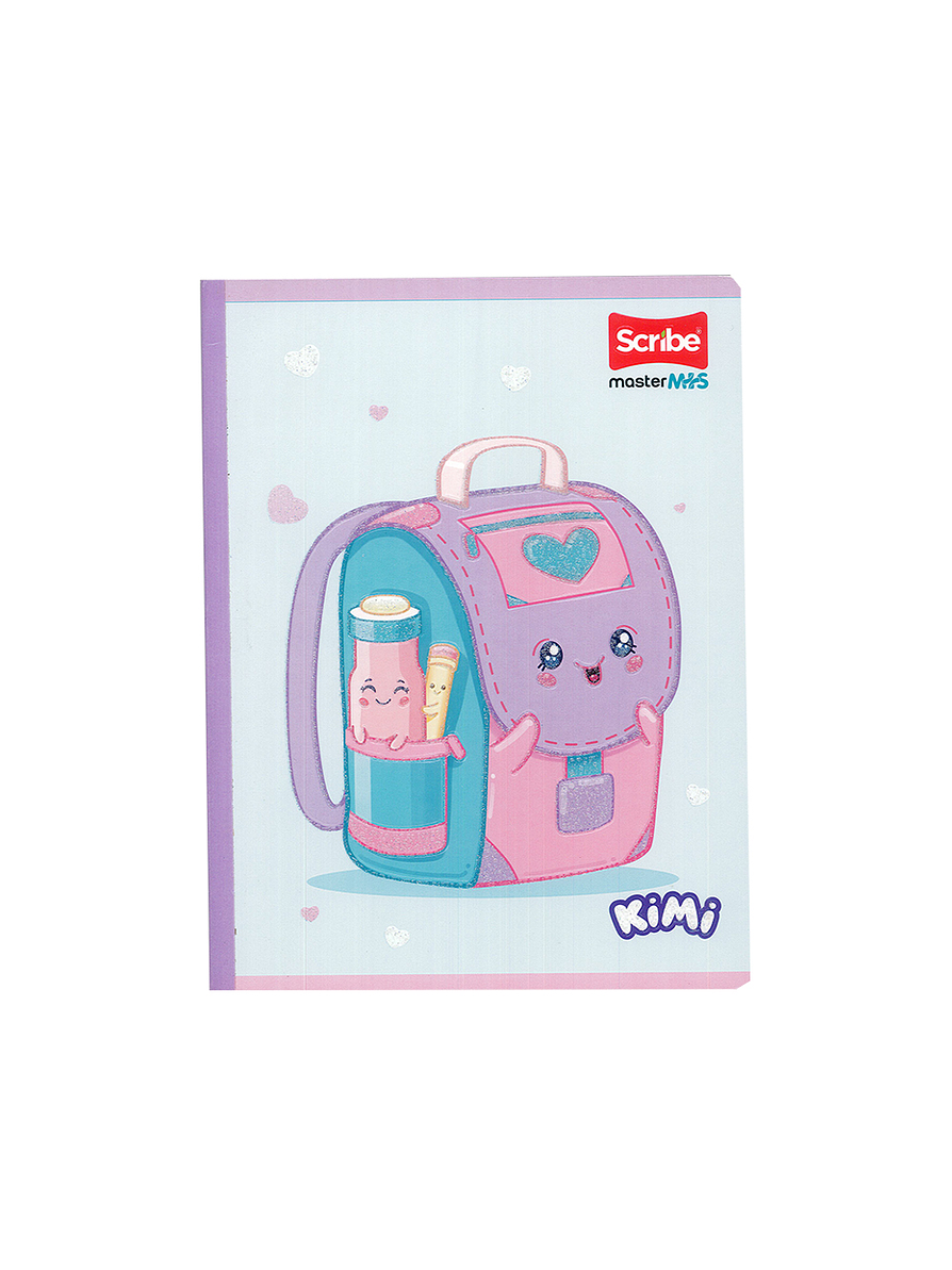 Cuaderno Cosido Kimi 100 Hojas Cuadros 6