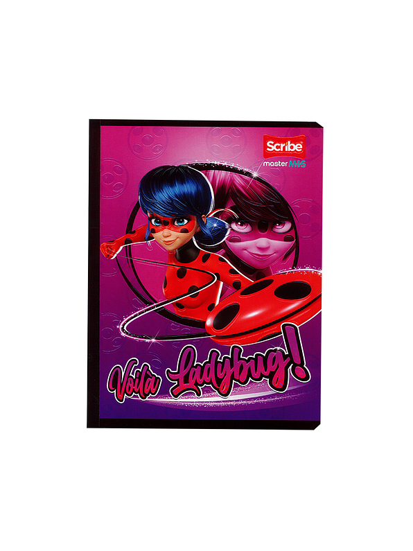 Cuaderno Cosido ladyBug 100 Hojas Cuadros  3