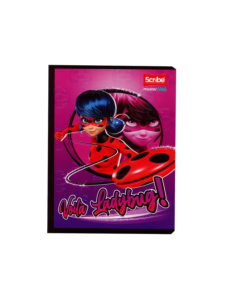 Cuaderno Cosido ladyBug 100 Hojas Cuadros  3