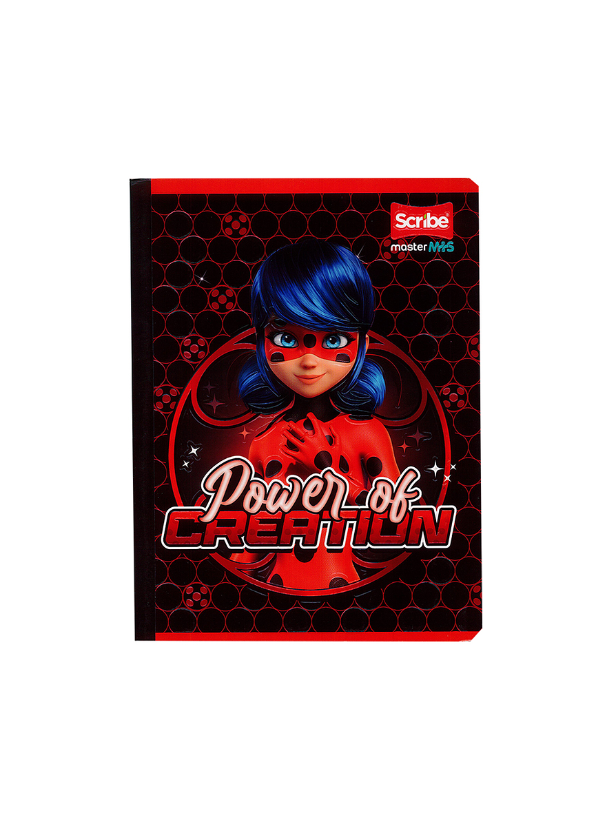 Cuaderno Cosido ladyBug 100 Hojas Cuadros  4