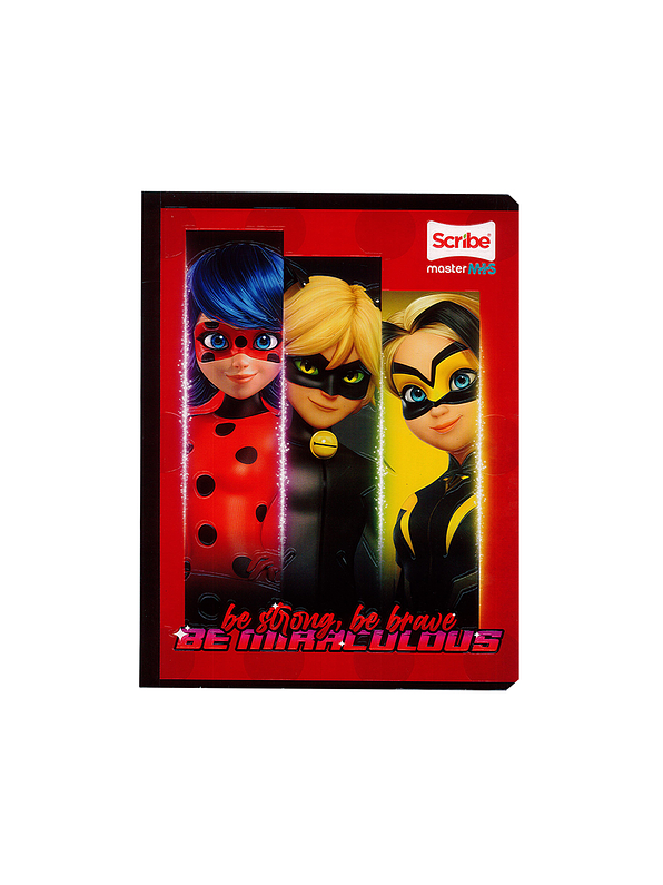 Cuaderno Cosido ladyBug 100 Hojas Cuadros  6