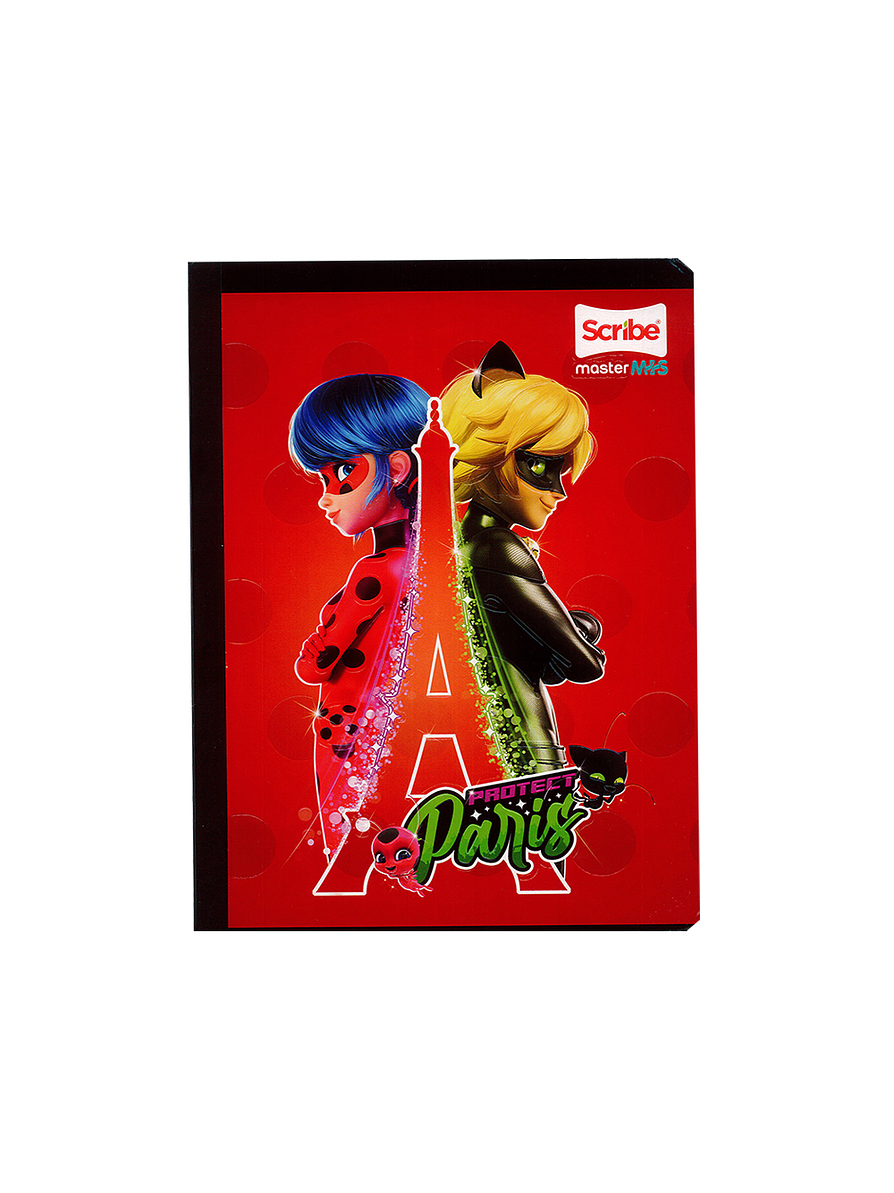 Cuaderno Cosido ladyBug 100 Hojas Cuadros  7