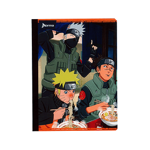 Cuaderno Cosido Naruto 50 Hojas Cuadros 