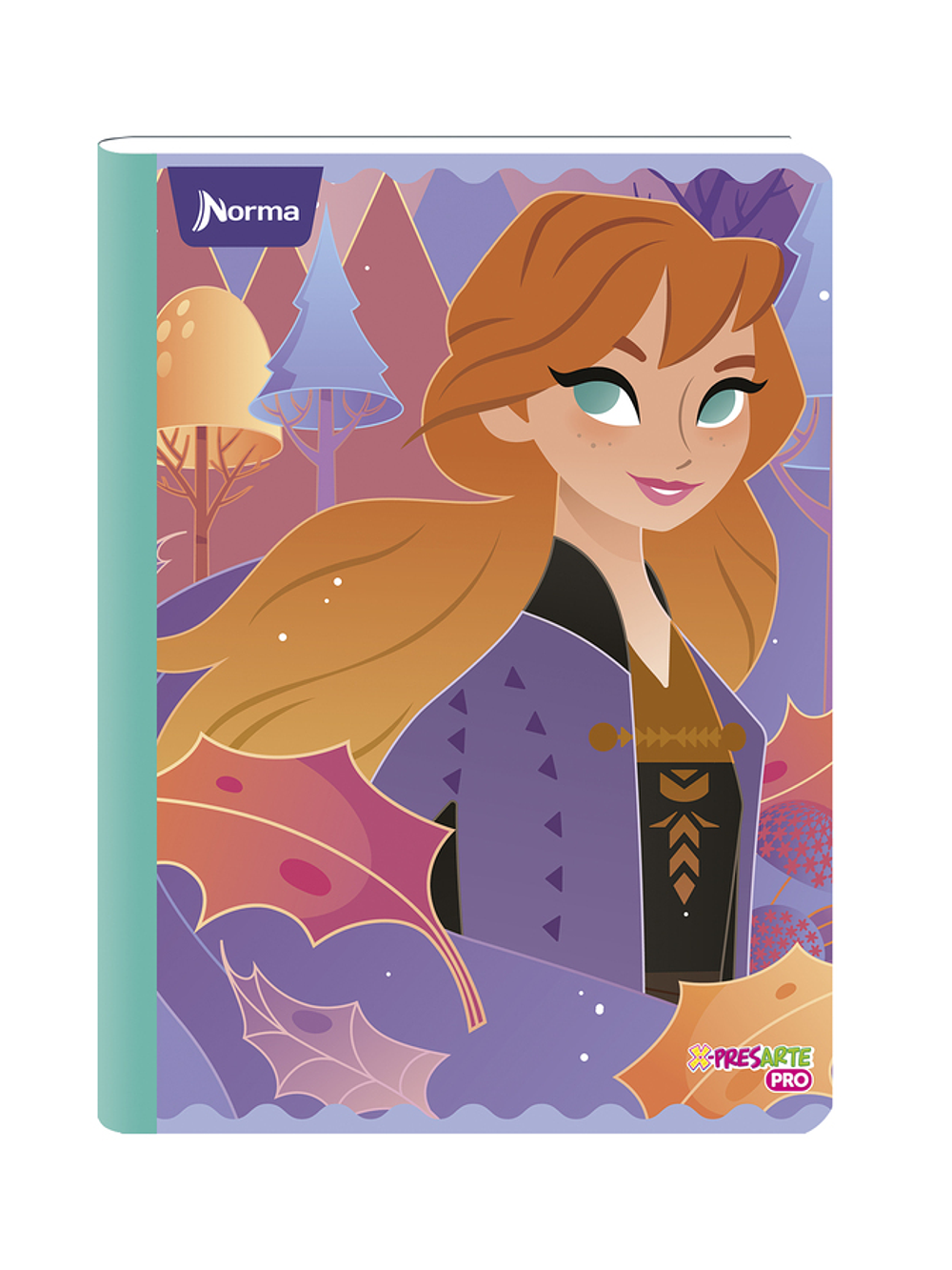 Cuaderno Cosido Norma Frozen 100 Hojas Cuadros 2