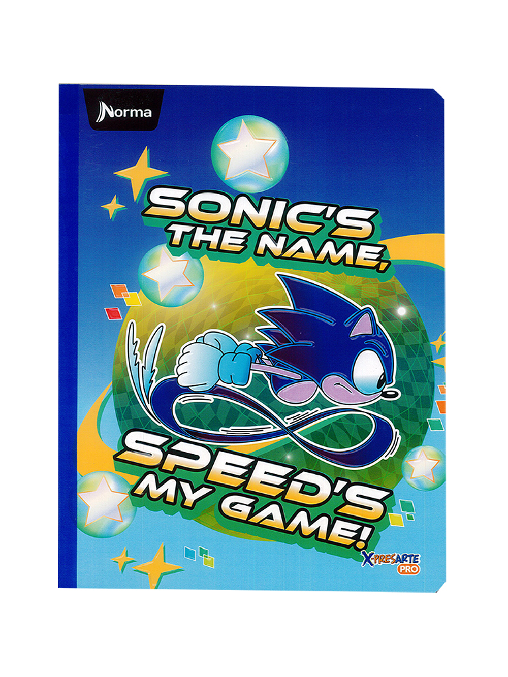 Cuaderno Cosido Norma X-Presarte Sonic 50 Hojas Cuadros 4