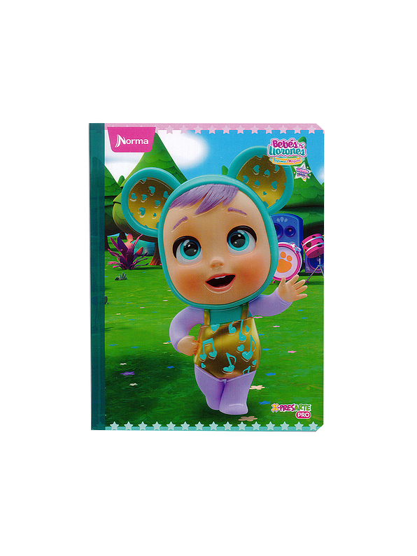 Cuaderno Cosido Norma Bebés Llorones 50 Hojas Cuadros 1