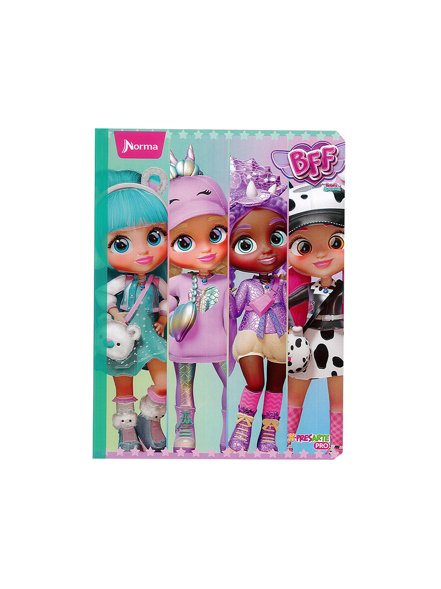 Cuaderno Cosido Norma Bebés Llorones 50 Hojas Cuadros 4