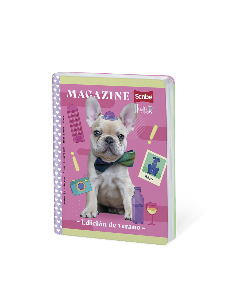 Cuaderno Cosido Huellitas 50 Hojas Cuadros 7