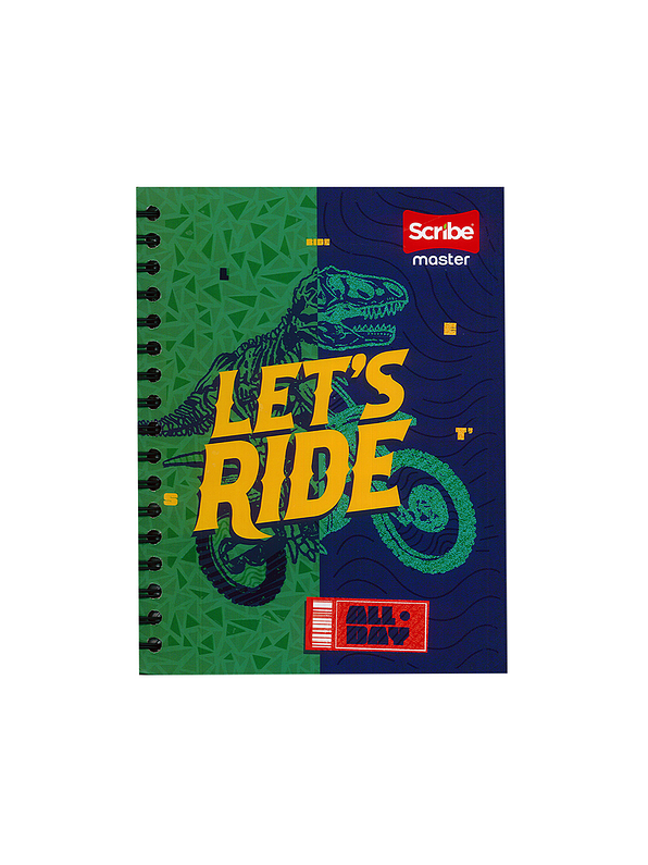 Cuaderno Pasta Dura Master Masculino 7 Materias 1