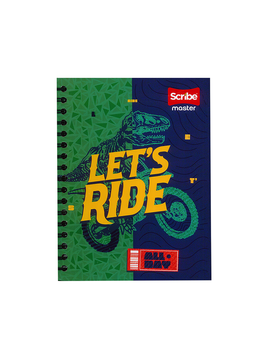 Cuaderno Pasta Dura Master Masculino 7 Materias 1