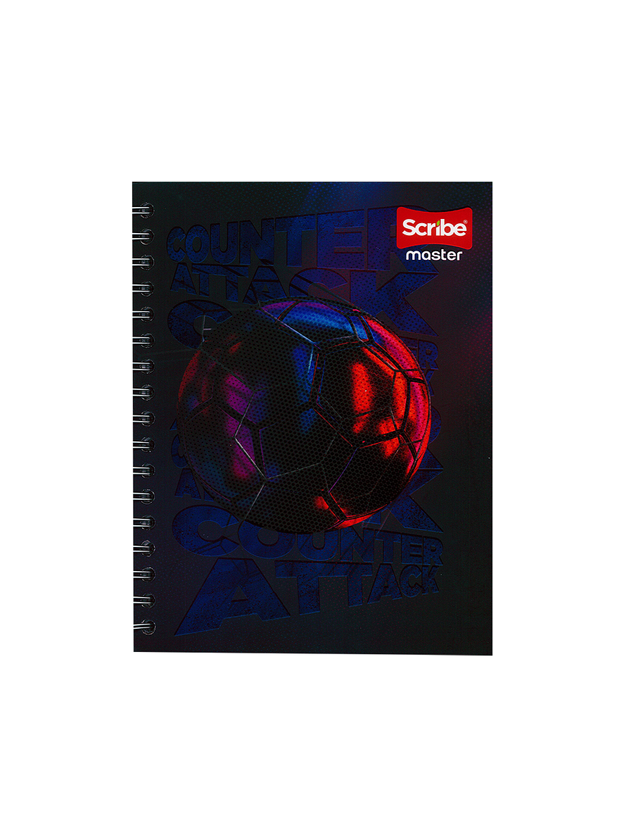 Cuaderno Pasta Dura Master Masculino 7 Materias 3