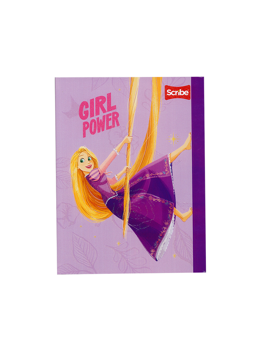 Cuaderno Cosido Pasta Dura Scribe Princesas 90 Hojas Cuadros  2