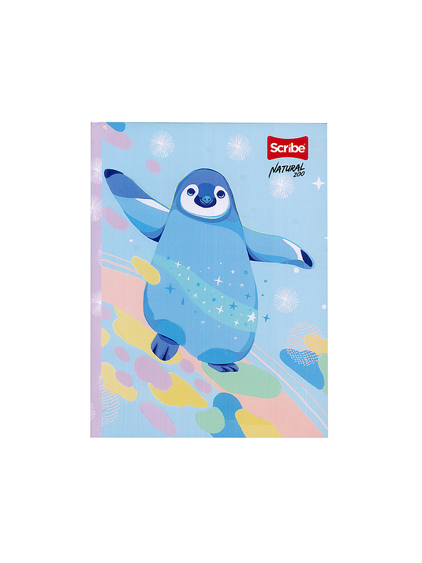 Cuaderno Pasta Dura Natural Zoo 90 Hojas Cuadros 6