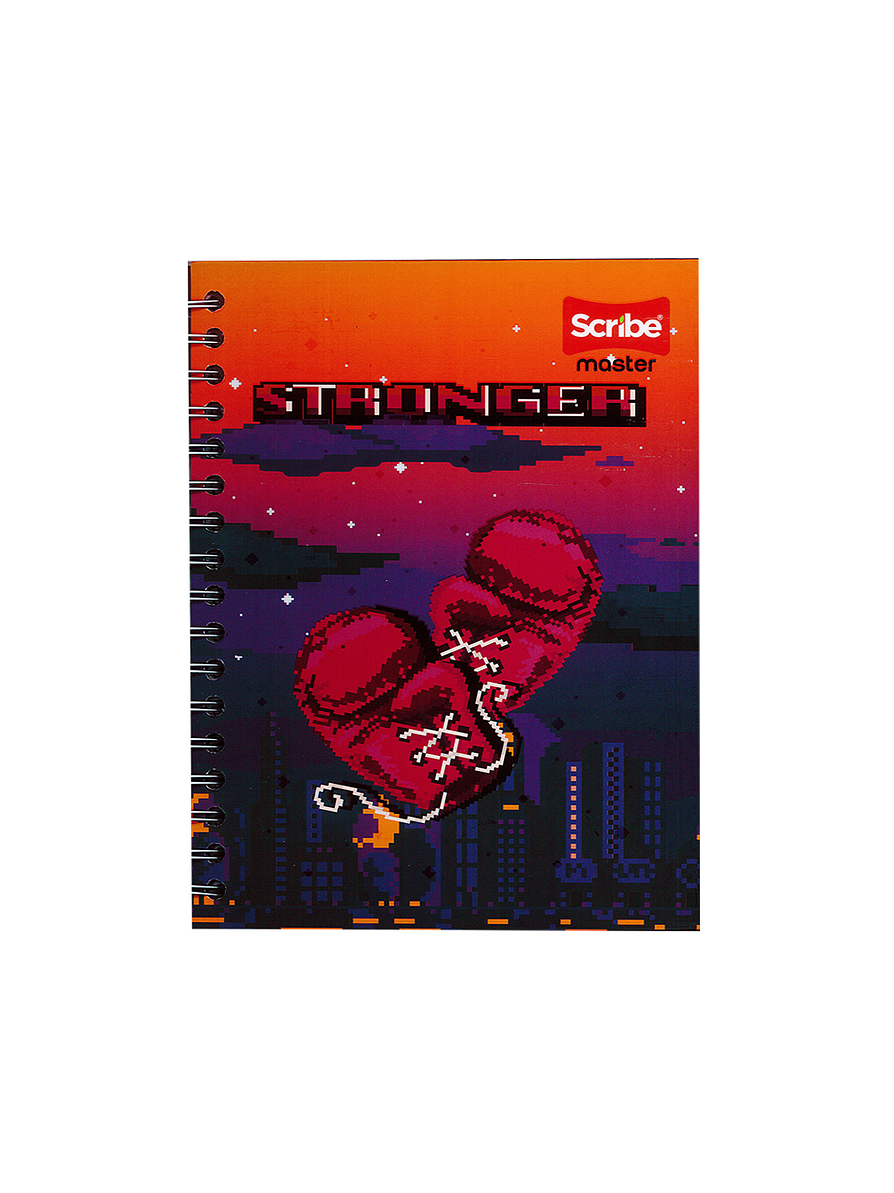 Agenda Pasta Dura Master Masculino 5 Materias  1