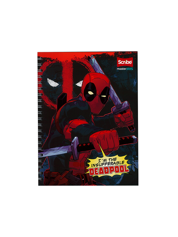 Cuaderno Catedrático Masculino Master 80 Hojas Cuadros 3