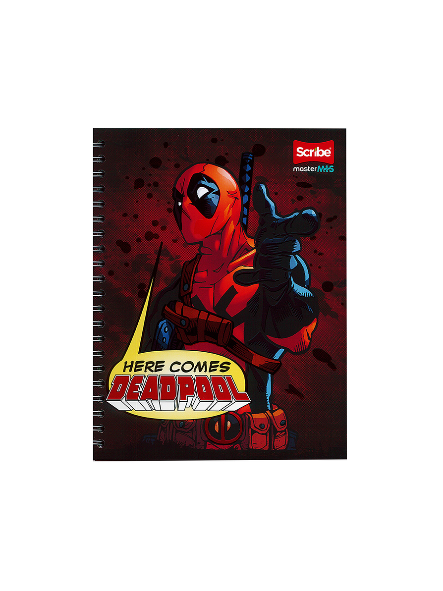 Cuaderno Catedrático Masculino Master 80 Hojas Lineas 1