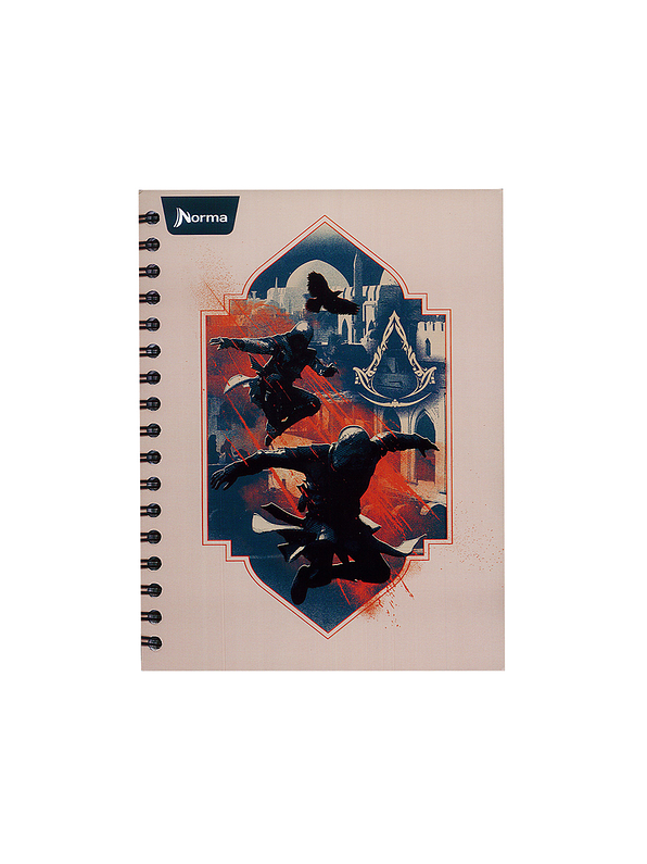Cuaderno Pasta Dura Assassin´s Creed 7 Materias 2