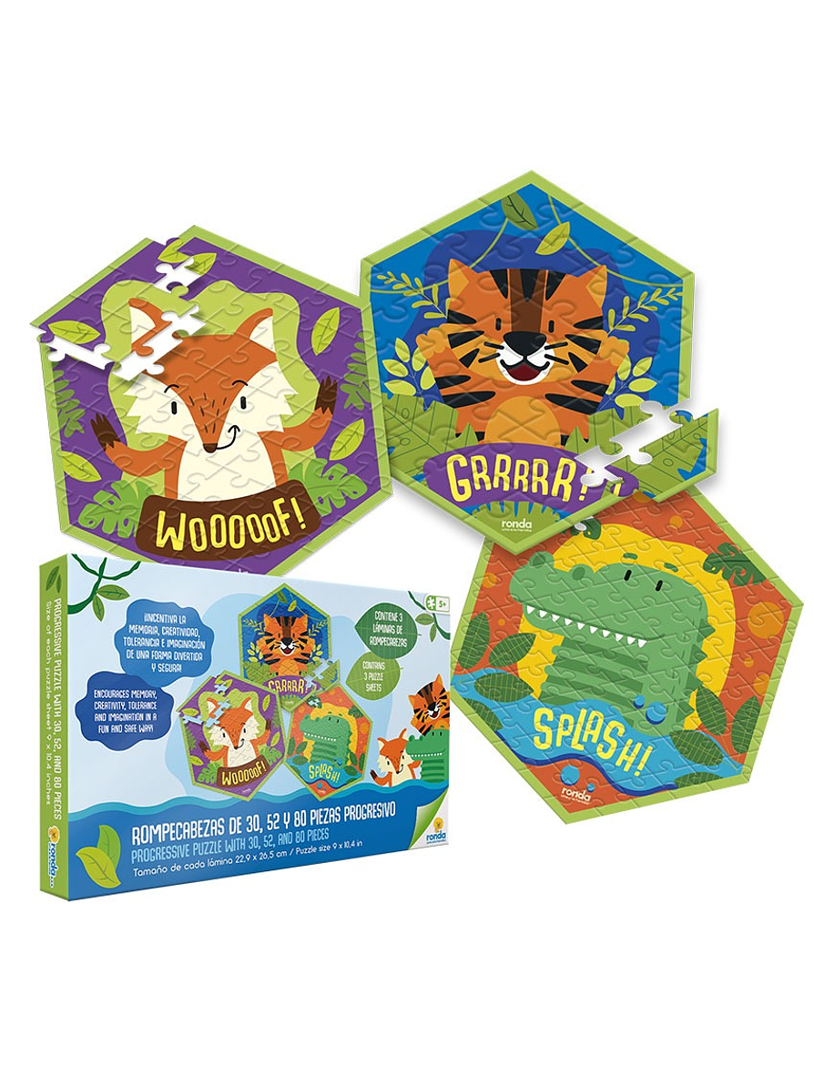 Rompecabezas Progresivo Para Niño 2