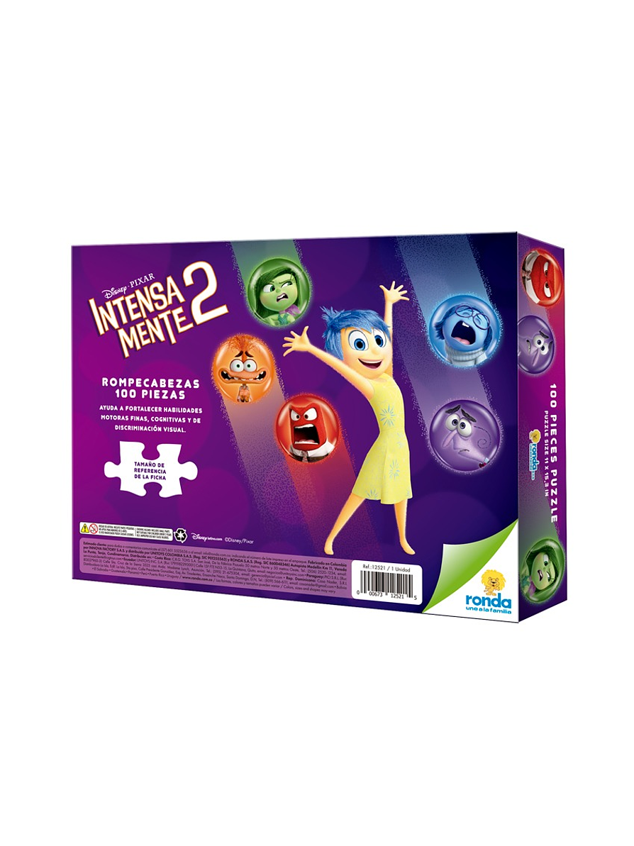 Rompecabezas X 100 Piezas Intensamente 2 5