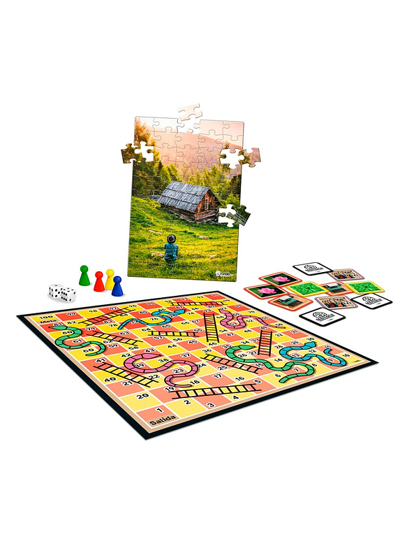Juego De Mesa 4 En 1 Multijuegos 60+  4