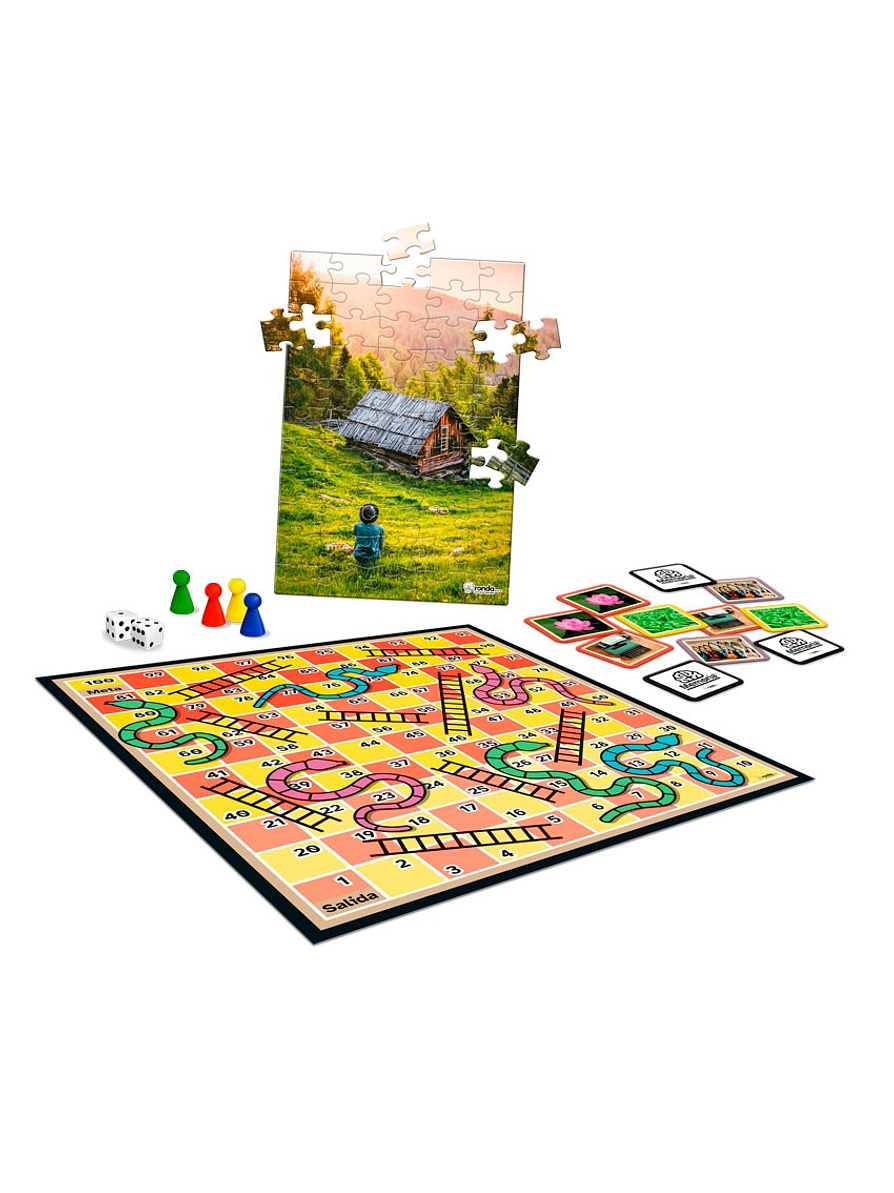 Juego De Mesa 4 En 1 Multijuegos 60+  4