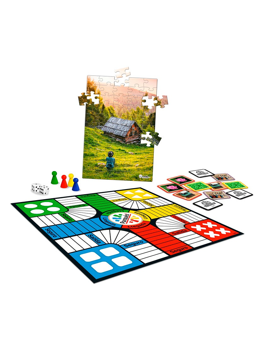Juego De Mesa 4 En 1 Multijuegos 60+  2