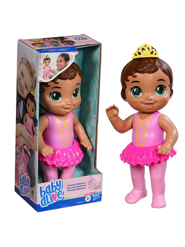 Baby Alive Princesa Bailarina Cabello Castaño 2