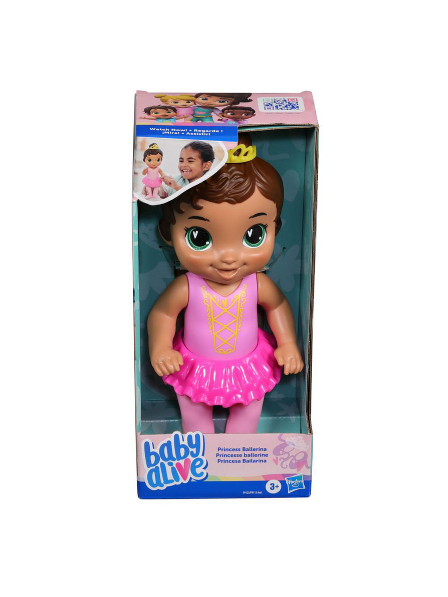 Baby Alive Princesa Bailarina Cabello Castaño 3