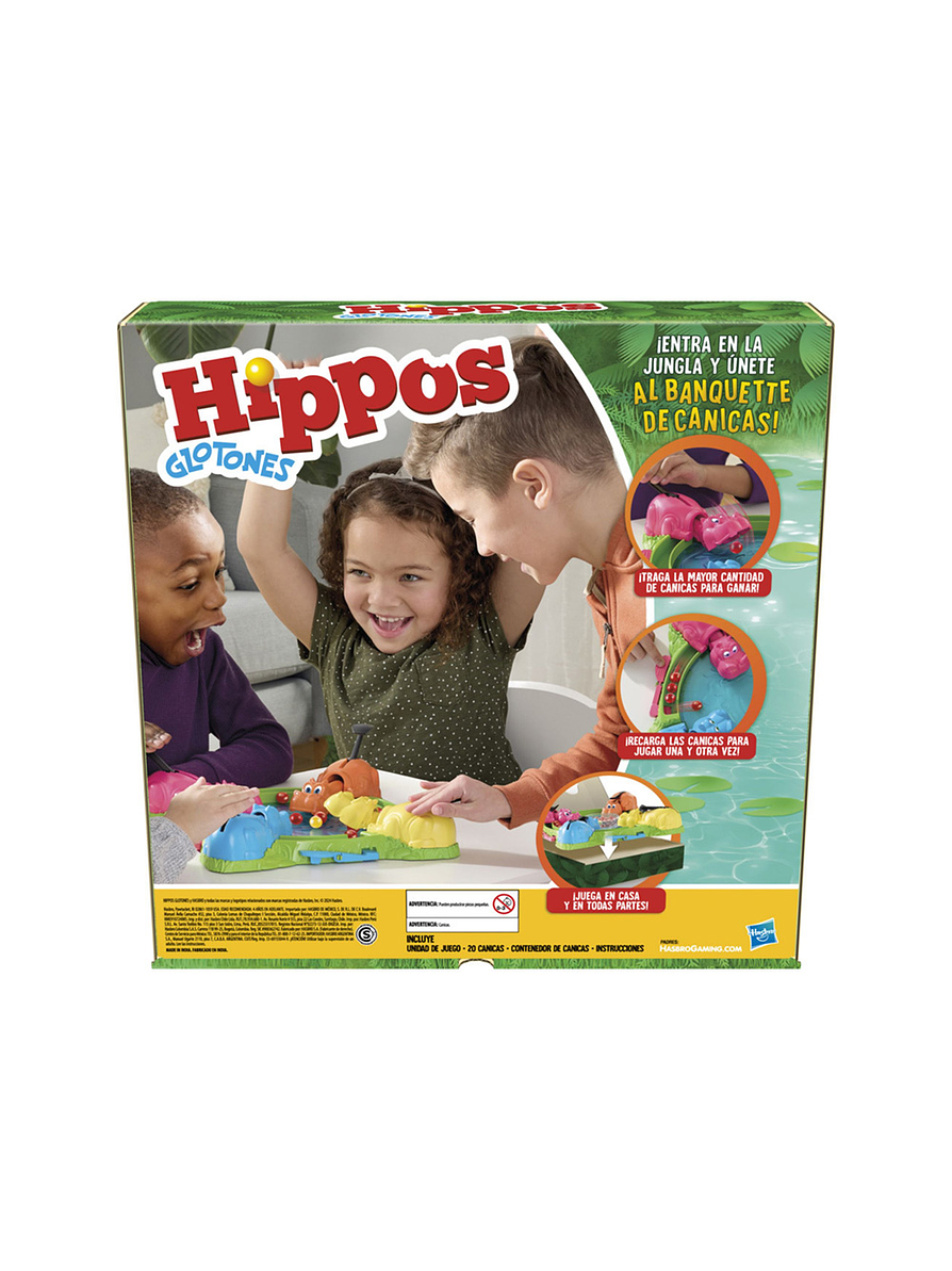 Hasbro Gaming Hippos Glotones 3