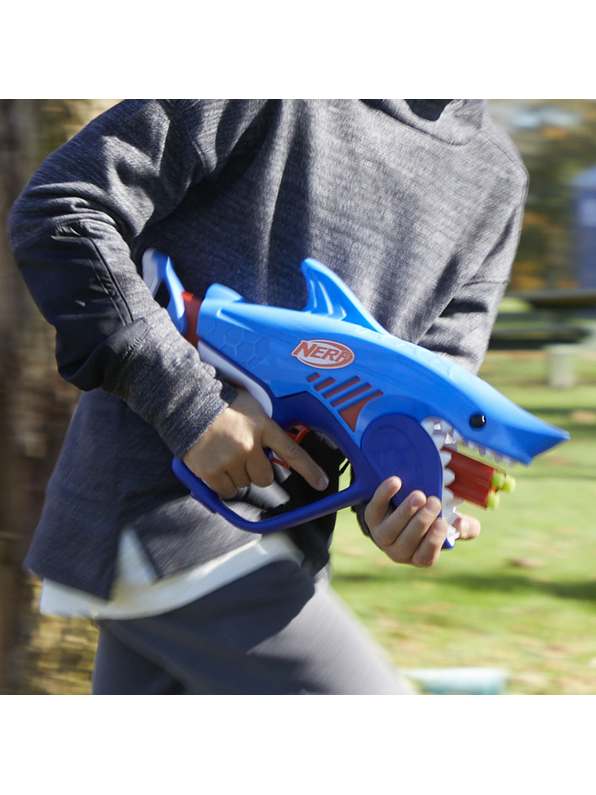 Lanzador Nerf Junior Wild Sharkfire 10