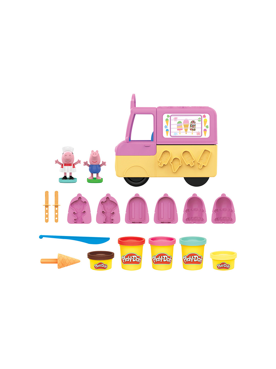 Play Doh Peppa Pig Camión de Helados 4