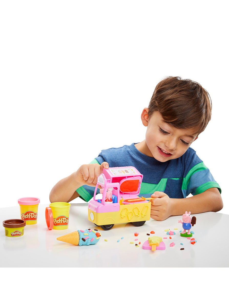 Play Doh Peppa Pig Camión de Helados 8