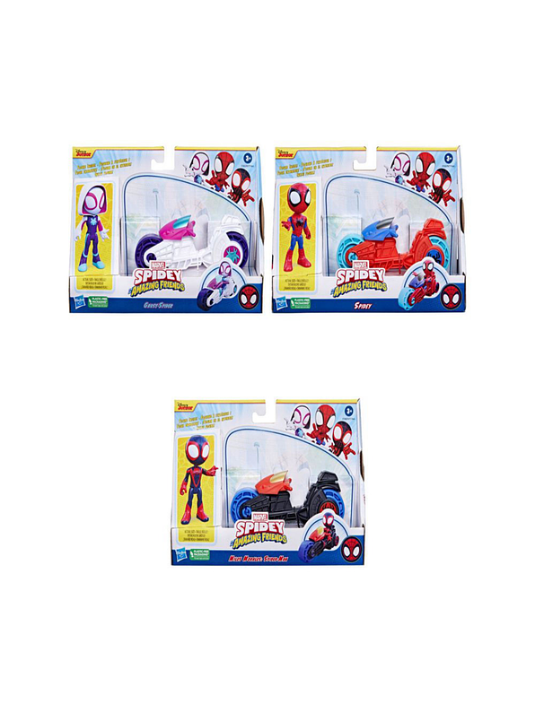 Spidey & His Amazing Friends Héroe y Motocicleta 1