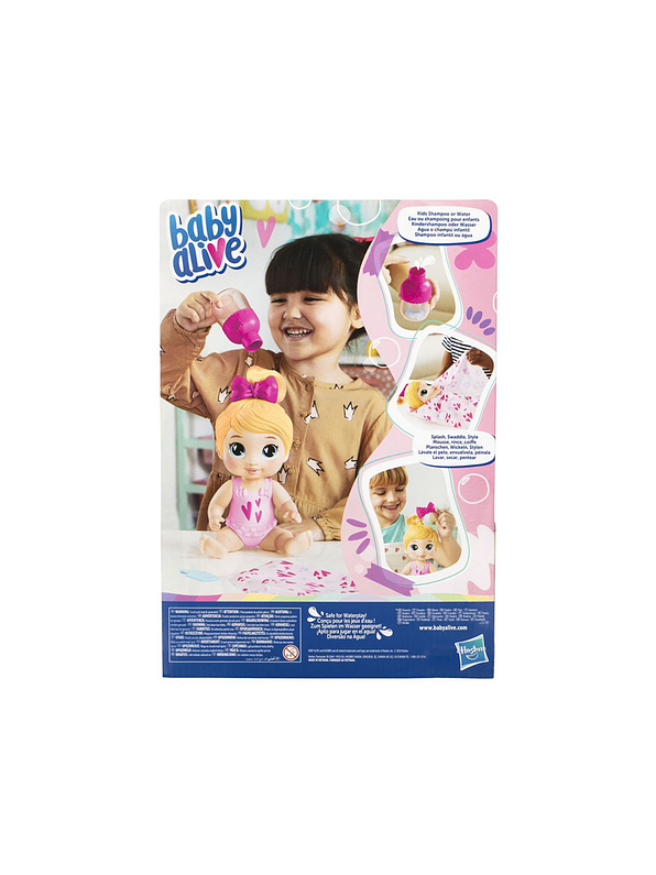 Baby Alive Burbujas Relajantes Harper Hugs Cabello Rubio 5
