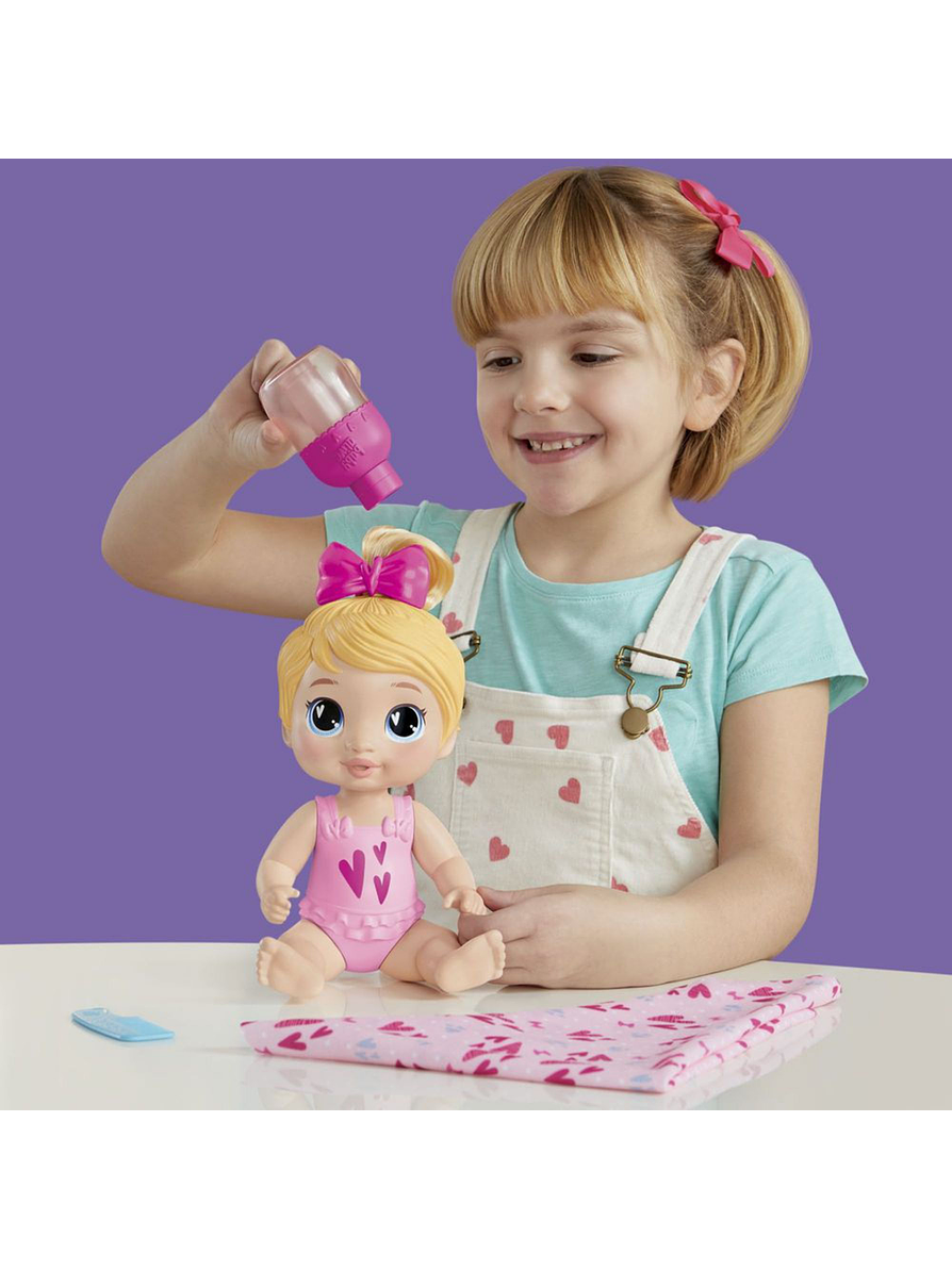 Baby Alive Burbujas Relajantes Harper Hugs Cabello Rubio 7