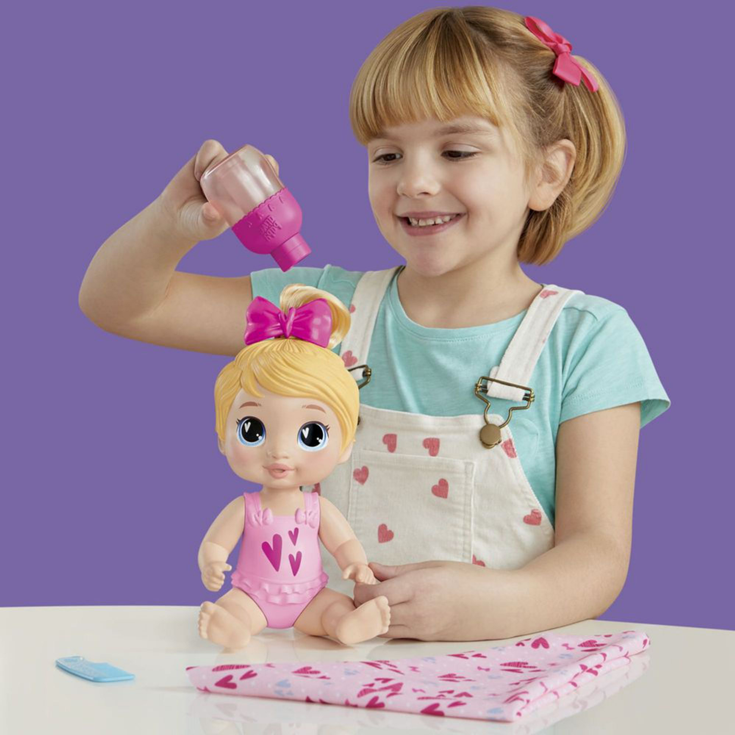 Baby Alive Burbujas Relajantes Harper Hugs Cabello Rubio 7