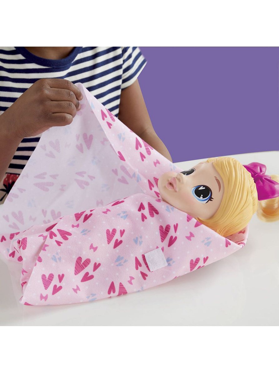 Baby Alive Burbujas Relajantes Harper Hugs Cabello Rubio 9