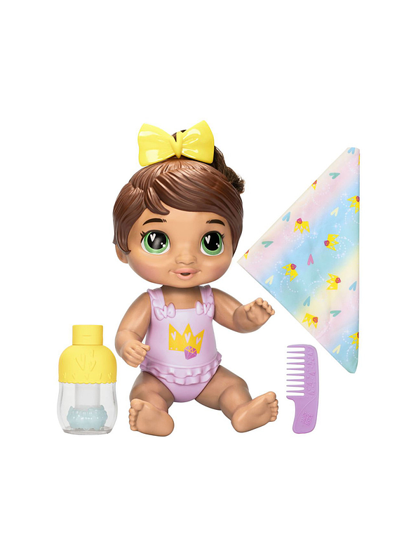 Baby Alive Burbujas Relajantes Sophia Sparkle Cabello Castaño 3