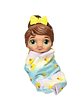 Baby Alive Burbujas Relajantes Sophia Sparkle Cabello Castaño - Miniatura 4