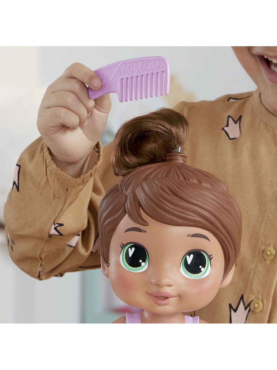 Baby Alive Burbujas Relajantes Sophia Sparkle Cabello Castaño 7