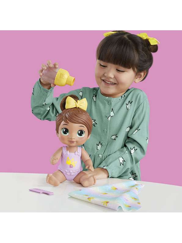 Baby Alive Burbujas Relajantes Sophia Sparkle Cabello Castaño 11