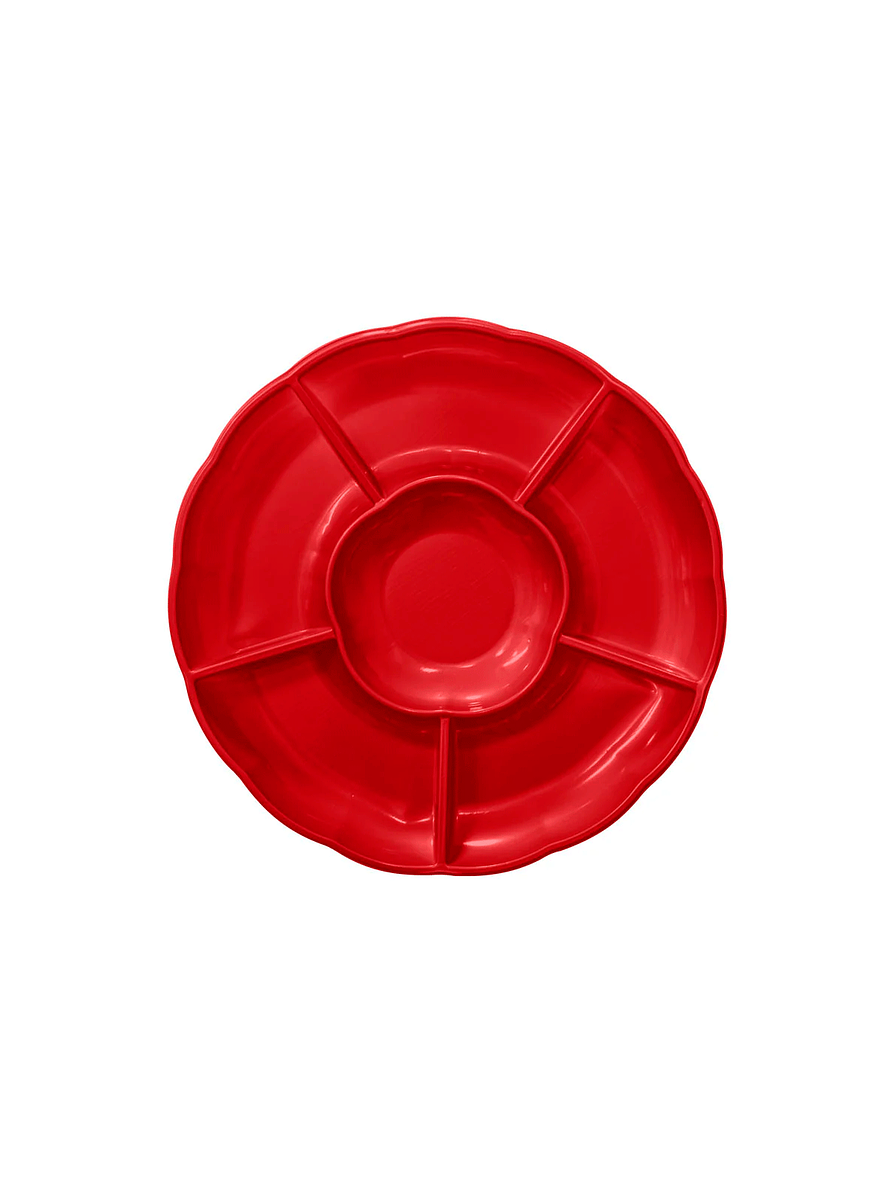 Bandeja circular con divisiones deluxe oxo 3