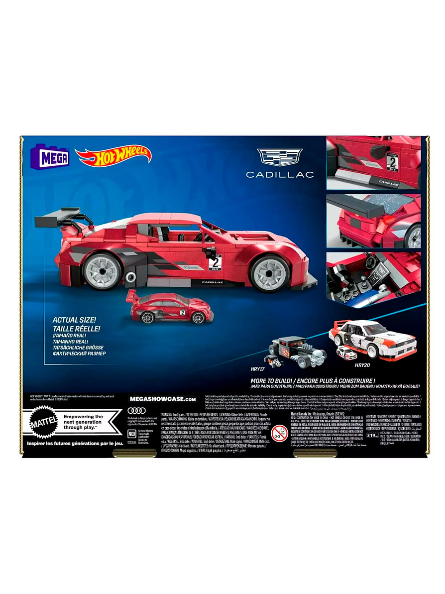 Mega Construx HotWheels Cadillac 319 Piezas 6