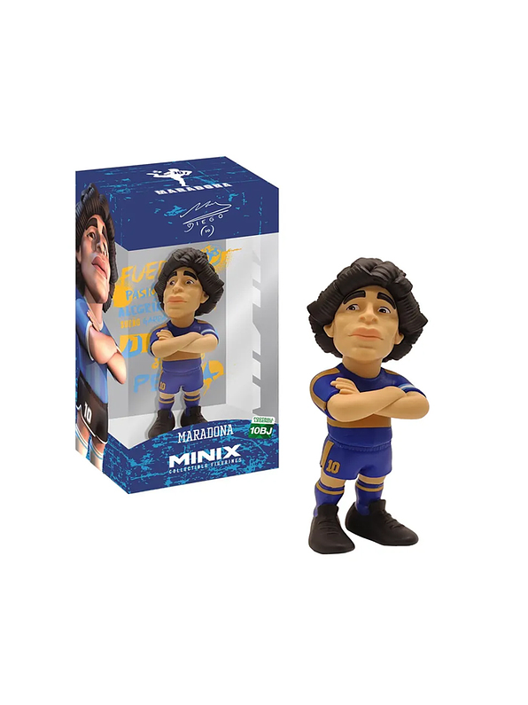 Figura Coleccionable Maradona Boca Juniors MINIX 1