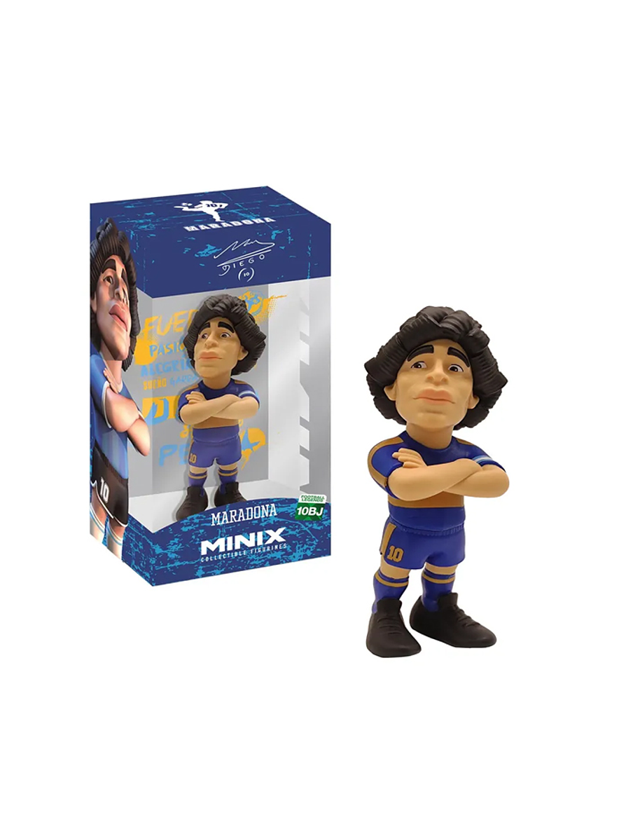 Figura Coleccionable Maradona Boca Juniors MINIX 1