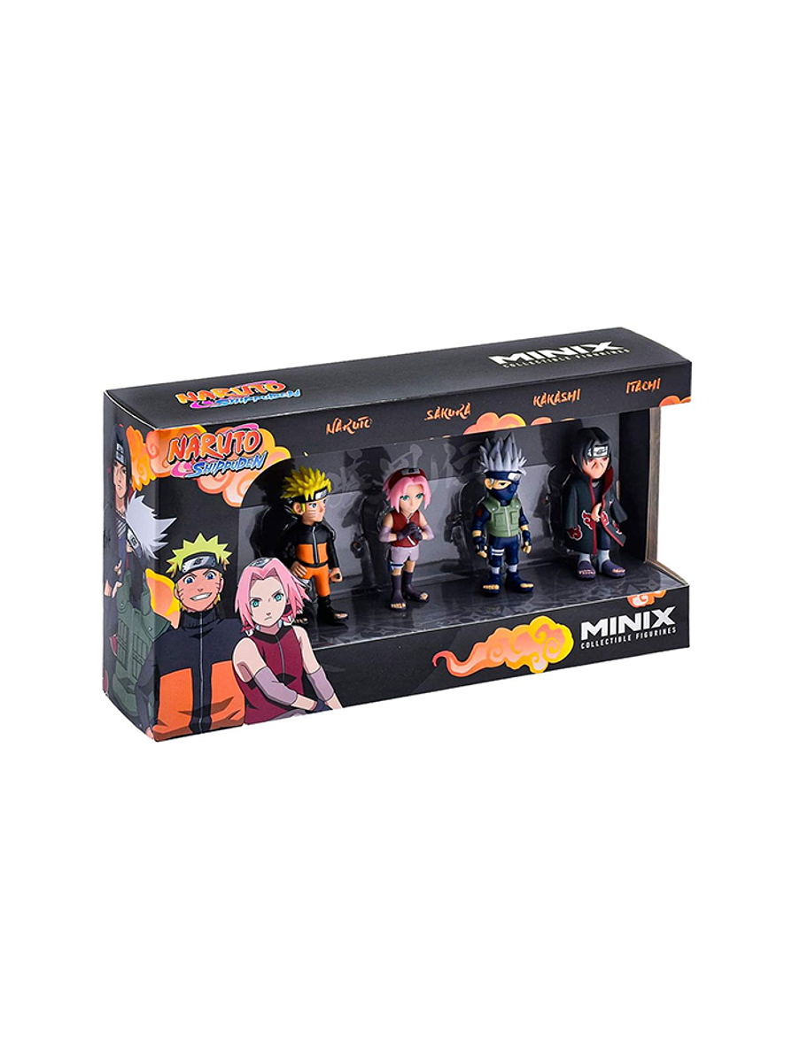 Figuras Coleccionables Naruto x4 MINIX 1