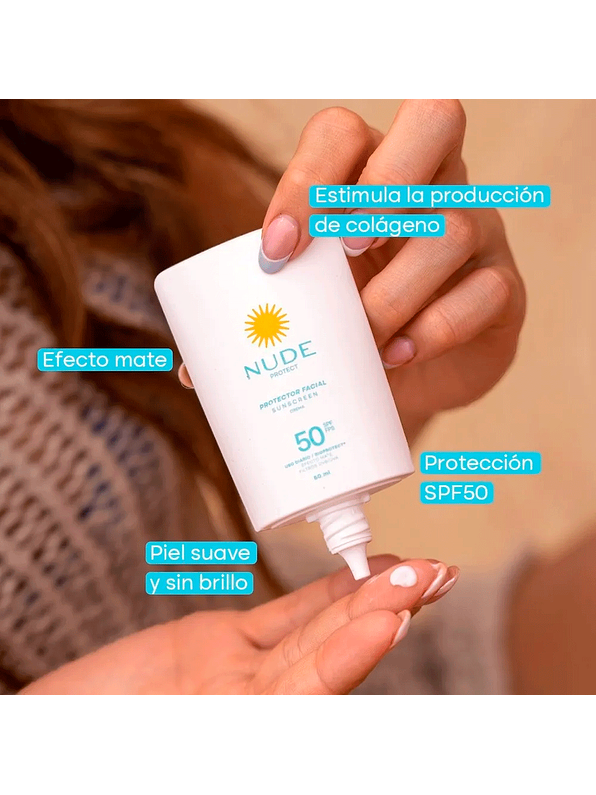 Protector Nude SPF50 Facial Bioprotector 3