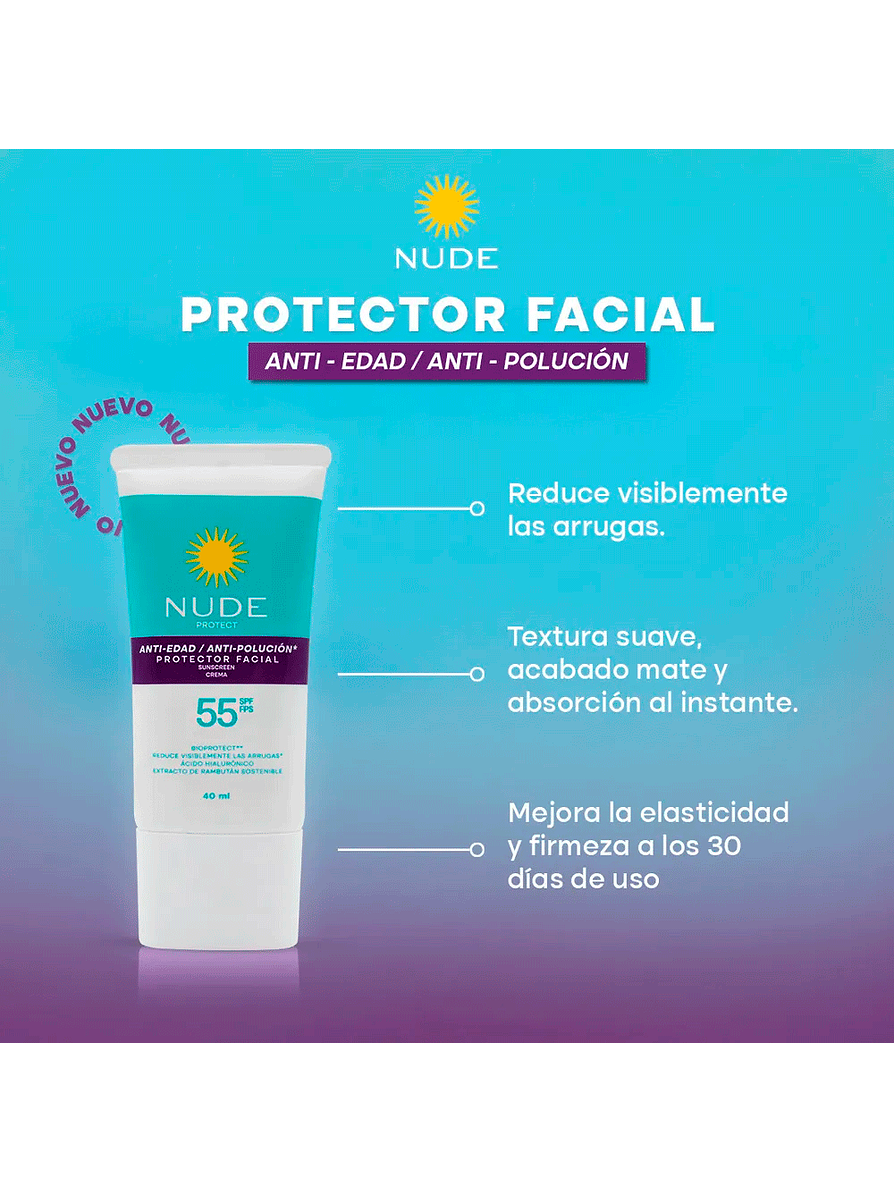 Protector Solar Nude Antiedad 40 ml  3