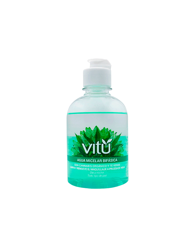 Agua Micelar Vitú Bifásica 270 ml 1